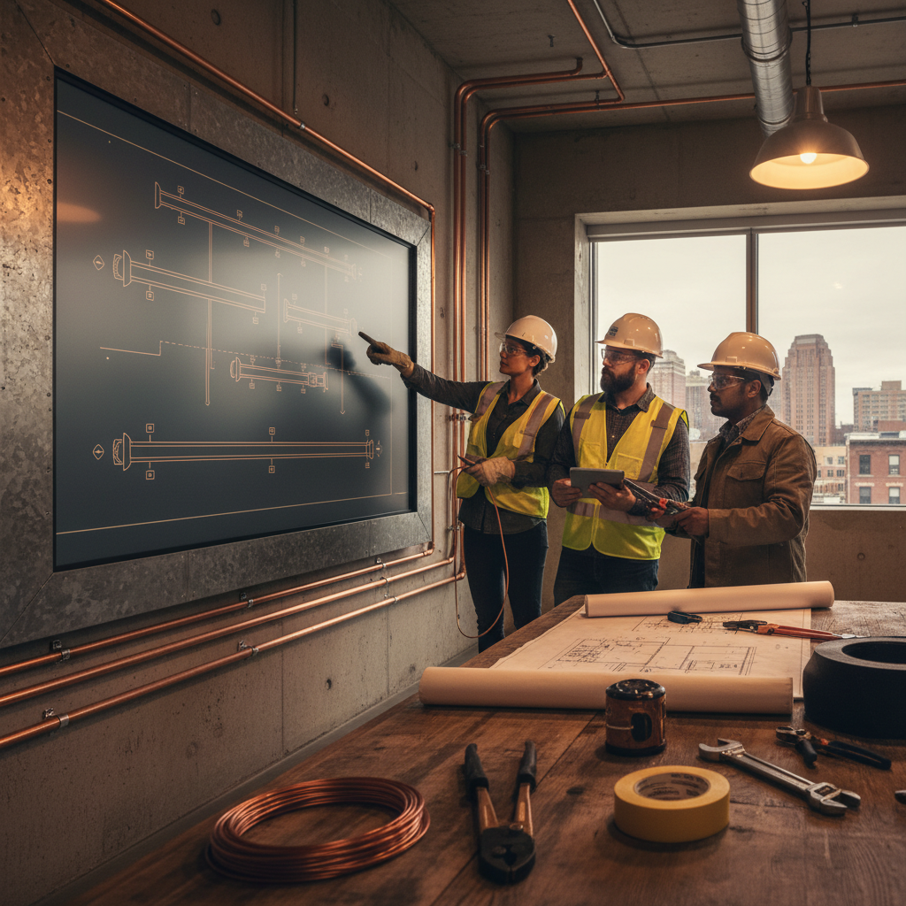 Rochester Electricians: Does AI-Powered Local Search Actually Pay Off?: Professional shot of a diverse team of electricians collaborating in an office setting in Rochester, | innovAIt Media