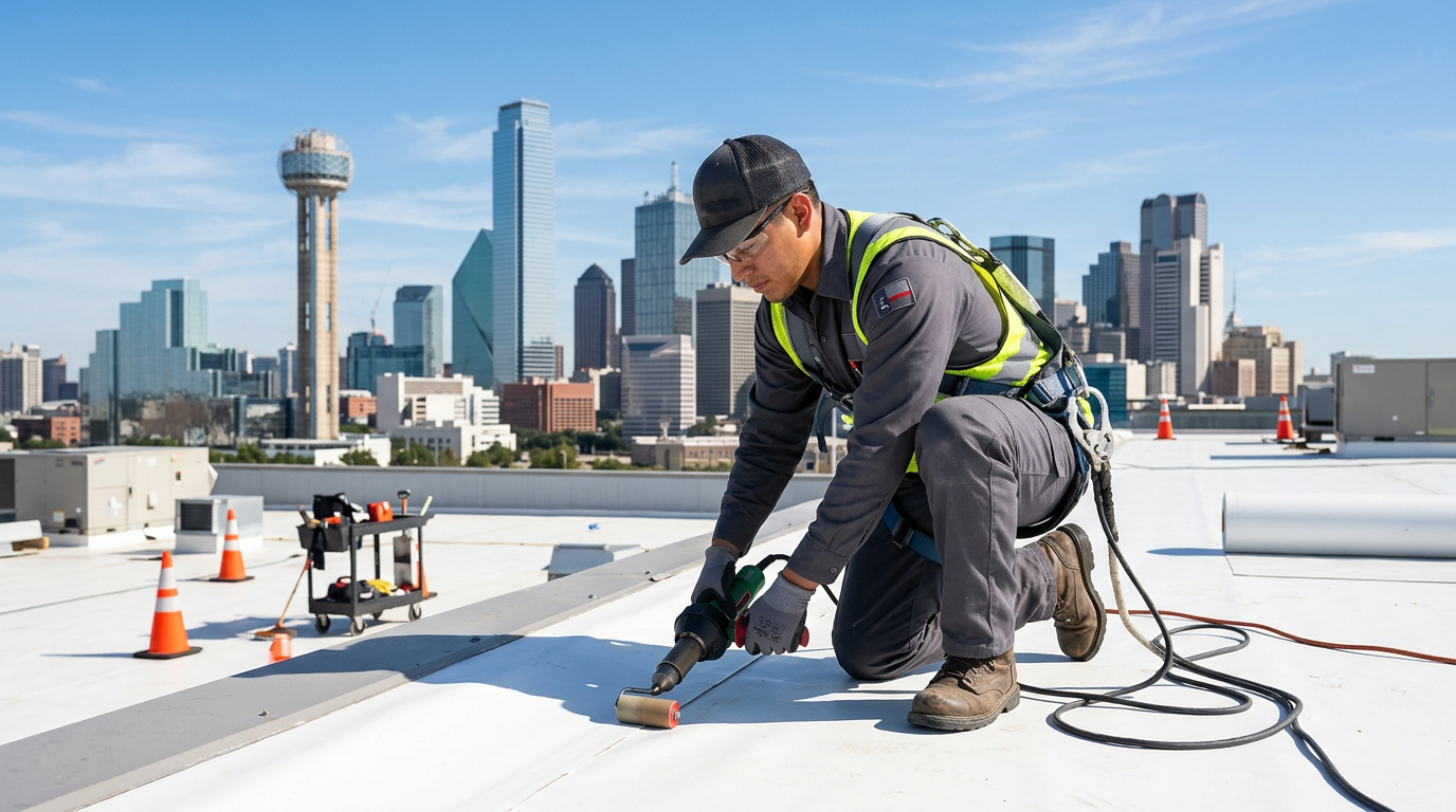 Roofing Company professional working in Dallas, Texas
