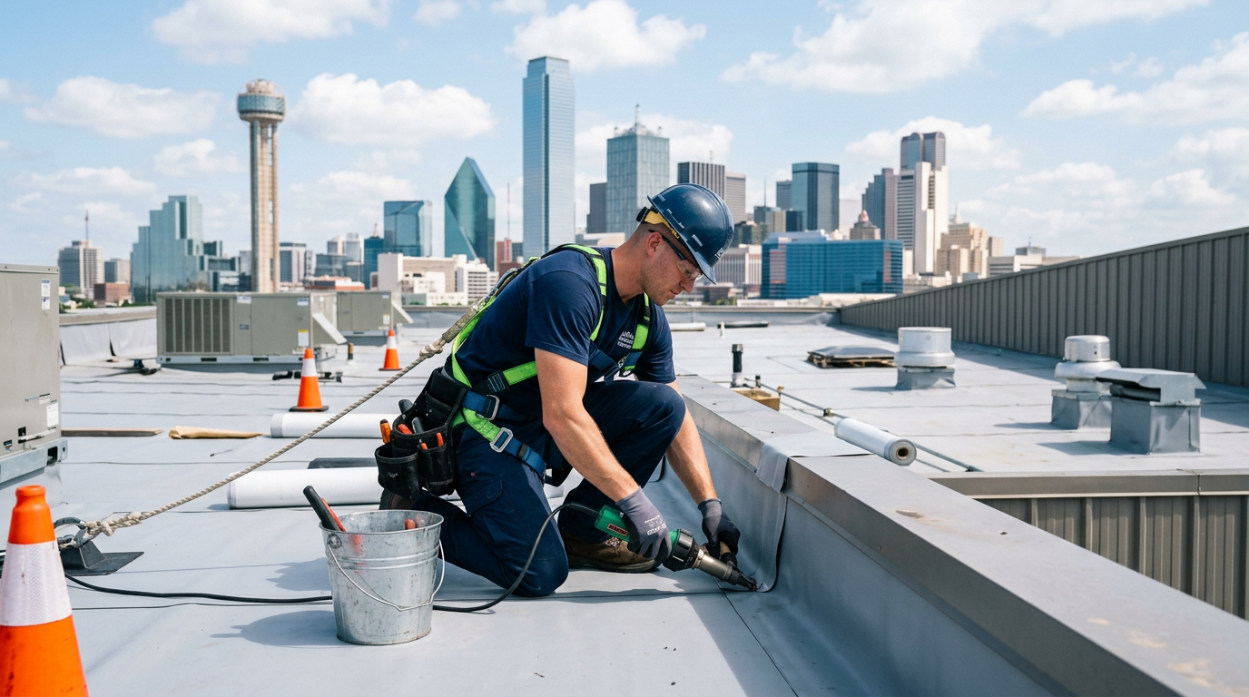 Roofing Company professional working in Dallas, Texas