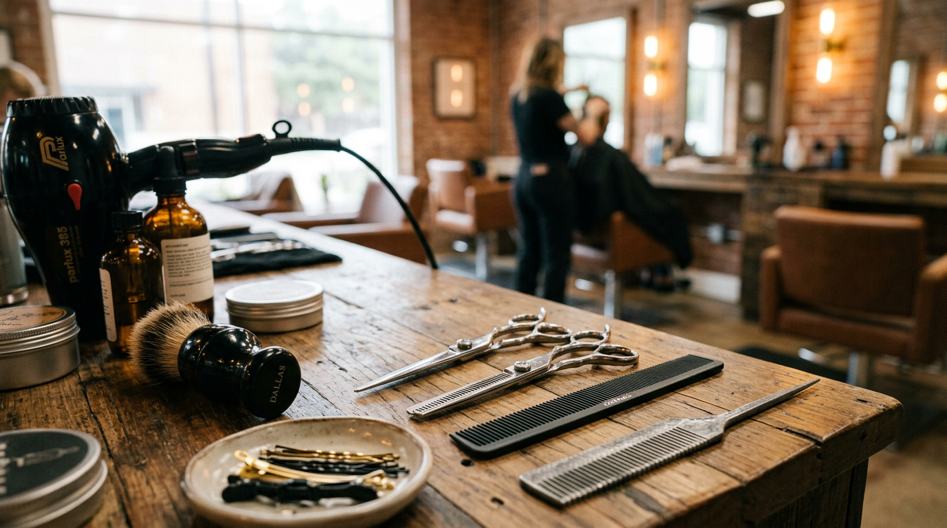 Salon equipment and tools used by professionals in Dallas, Texas Salon equipment and tools used by professionals in Dallas, Texas