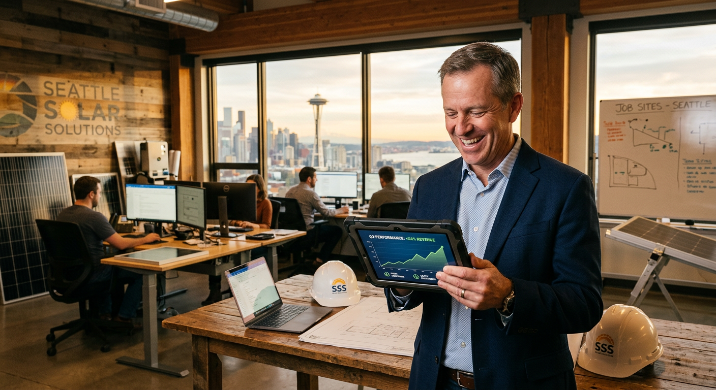 OpenSolar for Solar Installer in Seattle, WA — Solar Installer business owner seeing AI marketing results in Seattle, Washing