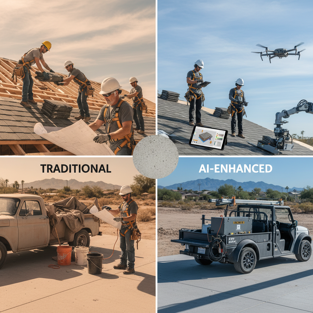 South Dakota Roofing Contractors: What They Won't Tell You About AI South Dakota Roofing Contractors: What They Won't Tell You About AI: A side-by-side comparison illustrating key differences between traditional and AI-enhanced roofing b | innovAIt Media