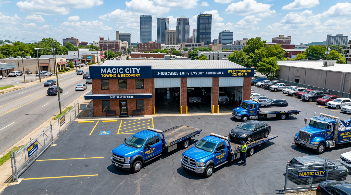 Towing Company business location in Birmingham, Alabama