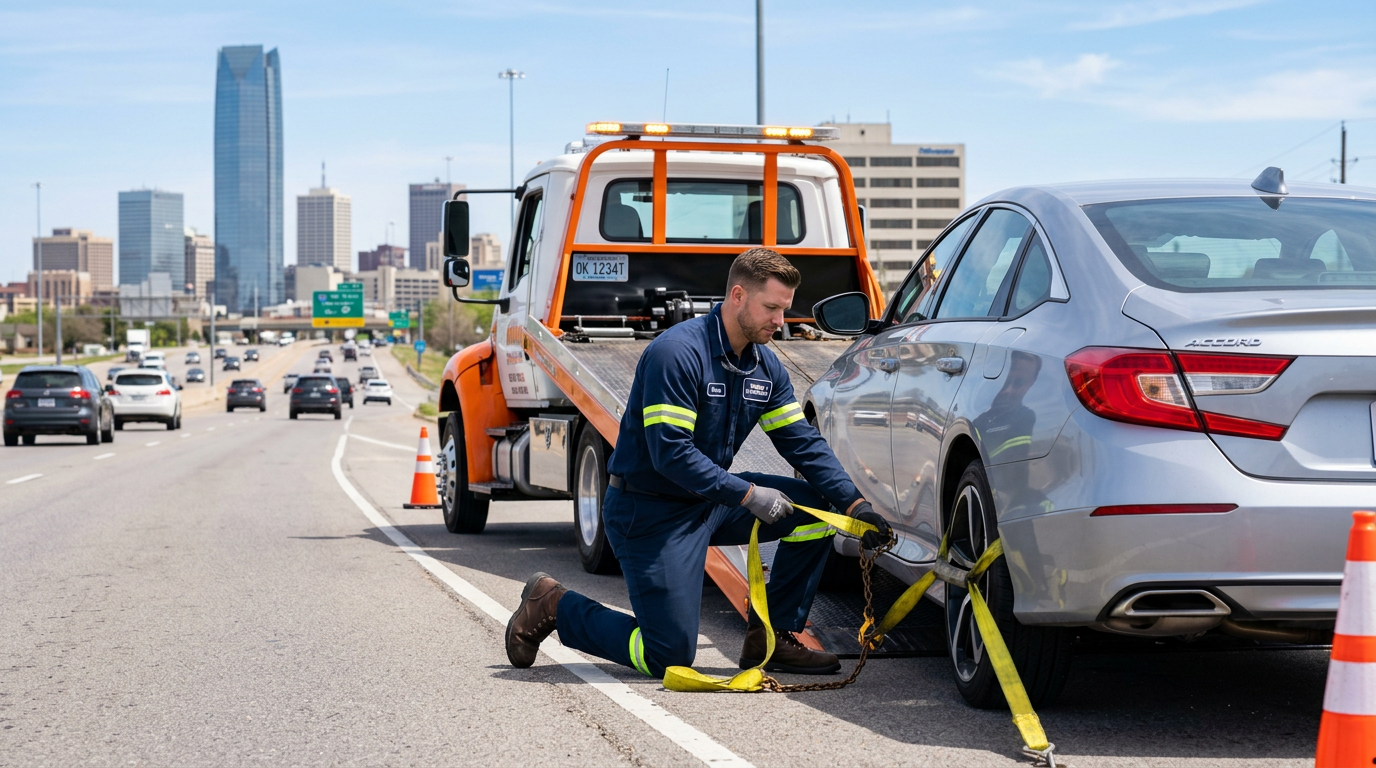 Towing Company professional working in Oklahoma City, Oklahoma