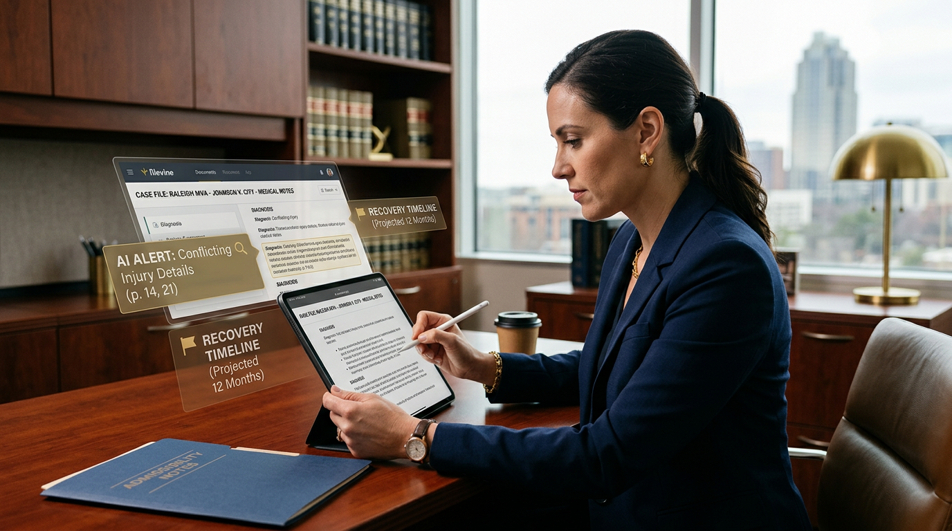 AI-powered Personal Injury Lawyer operations in Raleigh