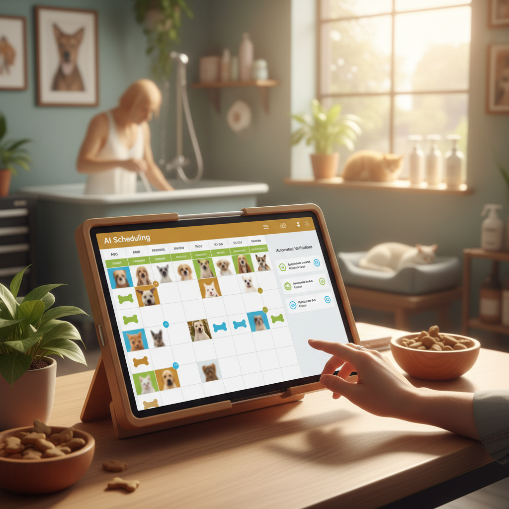 Your Competitors Are Lying: The Truth About AI Scheduling Your Competitors Are Lying: The Truth About AI Scheduling: Screenshot of an AI scheduling dashboard illustrating various appointment slots, client details, and | innovAIt Media