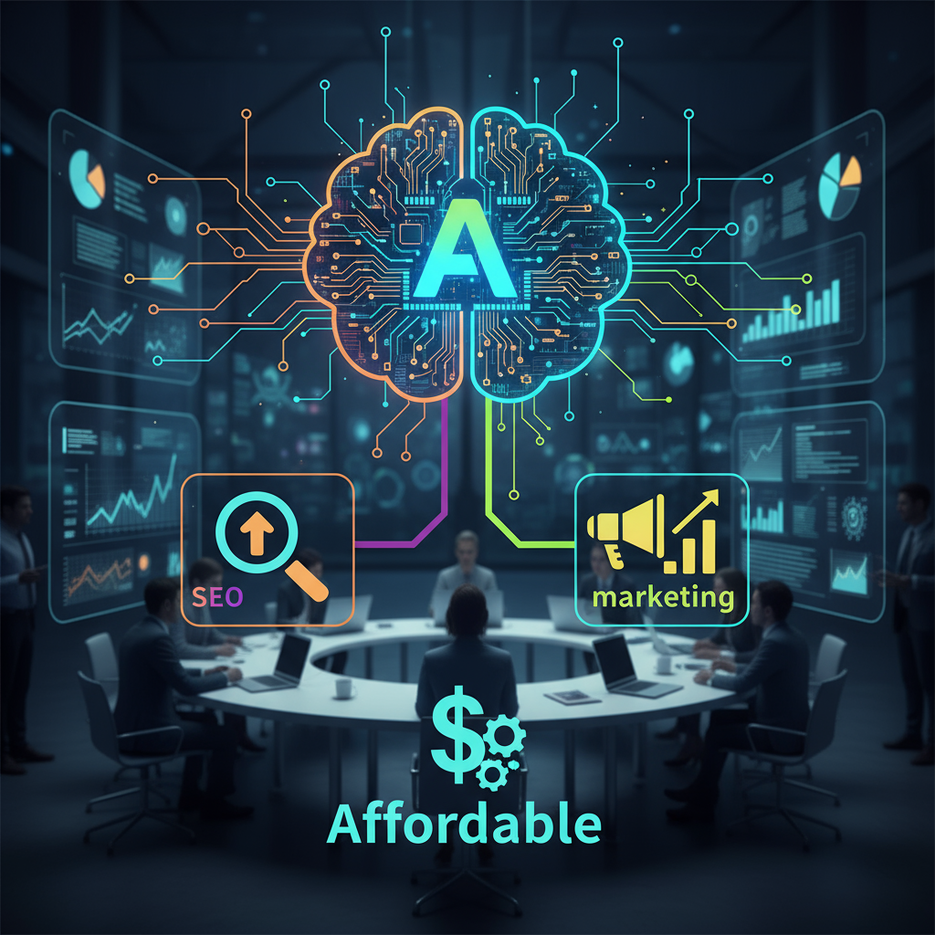 What does AI automation mean for affordable SEO and marketing?