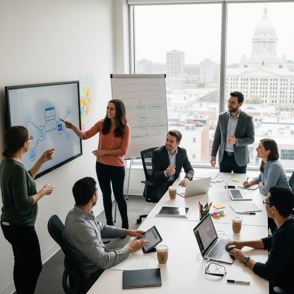Example of an AI-generated article for a Buffalo-based business.