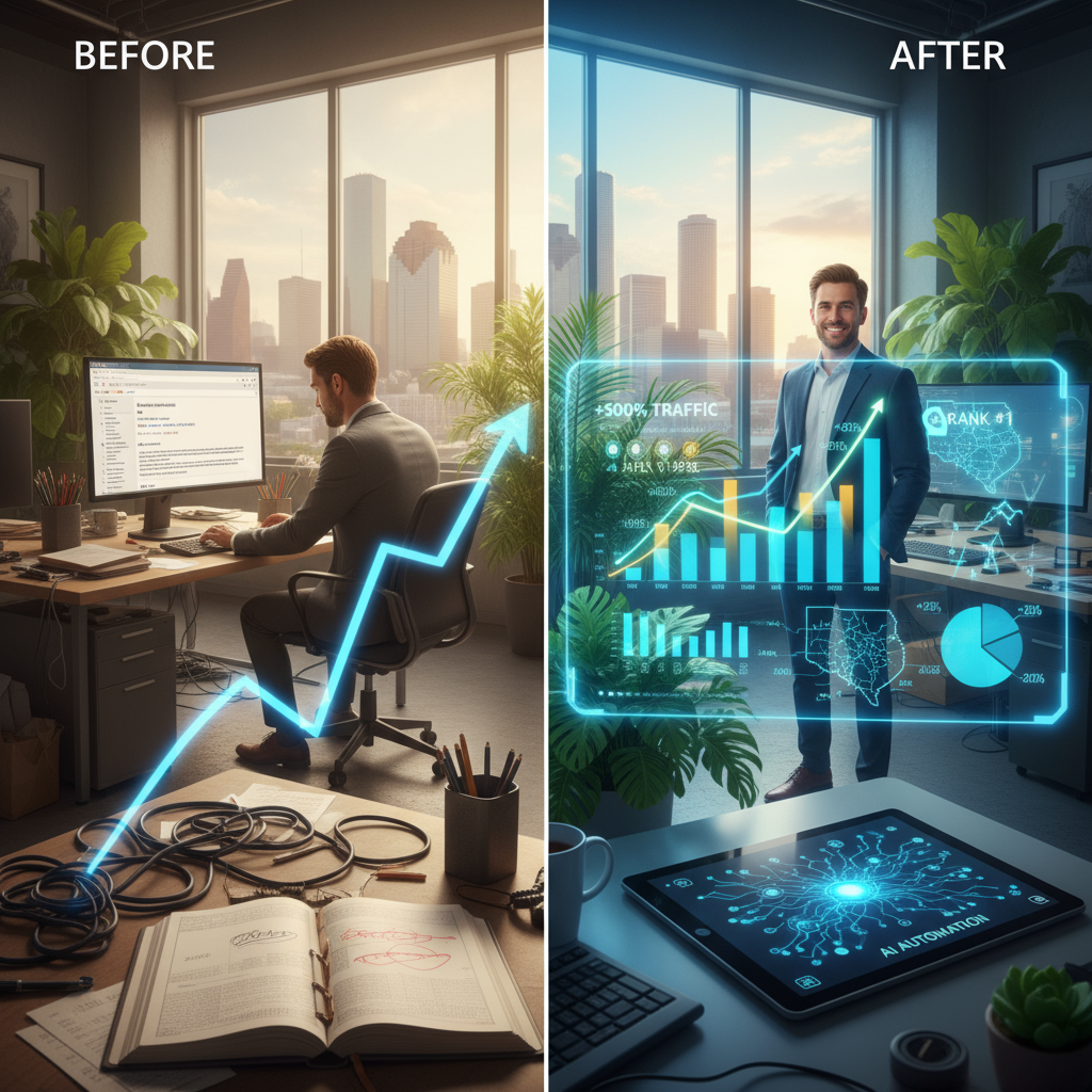 Expert AI automation help my business rank on google houston tx solutions