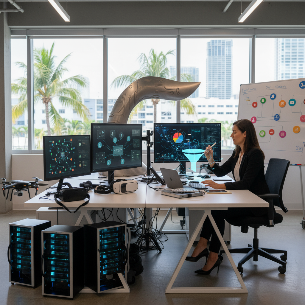 AI automation small business marketing agency MIAMI FL helping local businesses