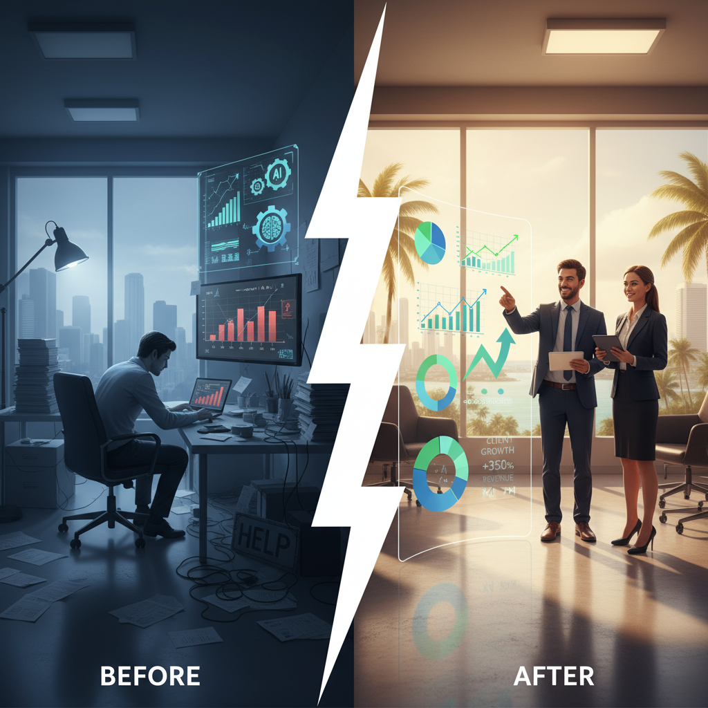 Expert AI automation small business marketing agency MIAMI FL for lead generation