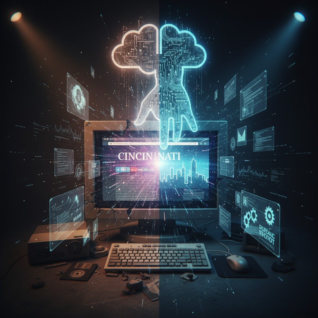 AI automation update my old website Cincinnati to boost lead generation