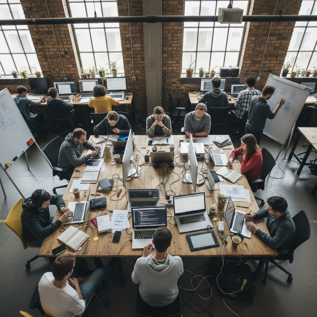 Two people shaking hands, finalizing the hiring of a WordPress expert.