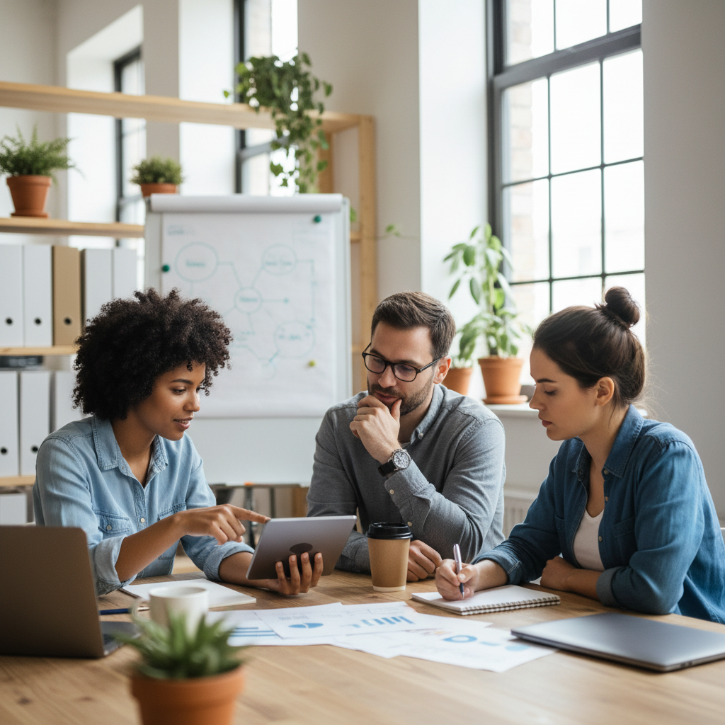 A visual representation of the best process for how to optimize local businesses for AI search engine visibility across the US.