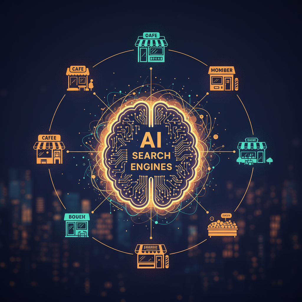 best process for how local businesses can get recommended by AI search engines