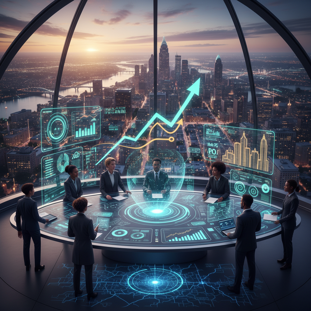 A chart showing upward growth for affordable digital marketing in cincinnati oh