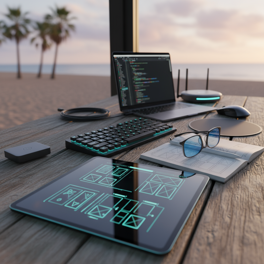 best web design near Myrtle Beach - Developer creating mobile-responsive design for a Myrtle Beach business