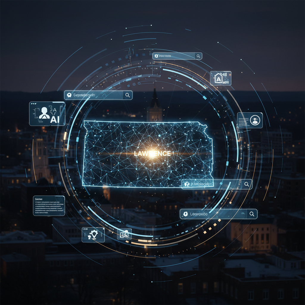 A small business owner in Lawrence, KS learning what is the best way for my small business in Lawrence, KS to get found on AI platforms?