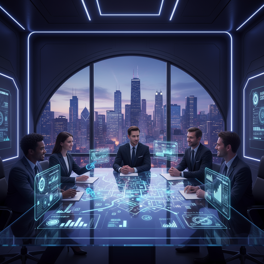 A chart showing positive SEO growth for a Chicago business after using AI.