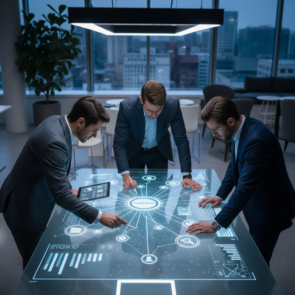 A strategic plan on a whiteboard, answering the question: Can backlinks improve my website's SEO and online visibility?