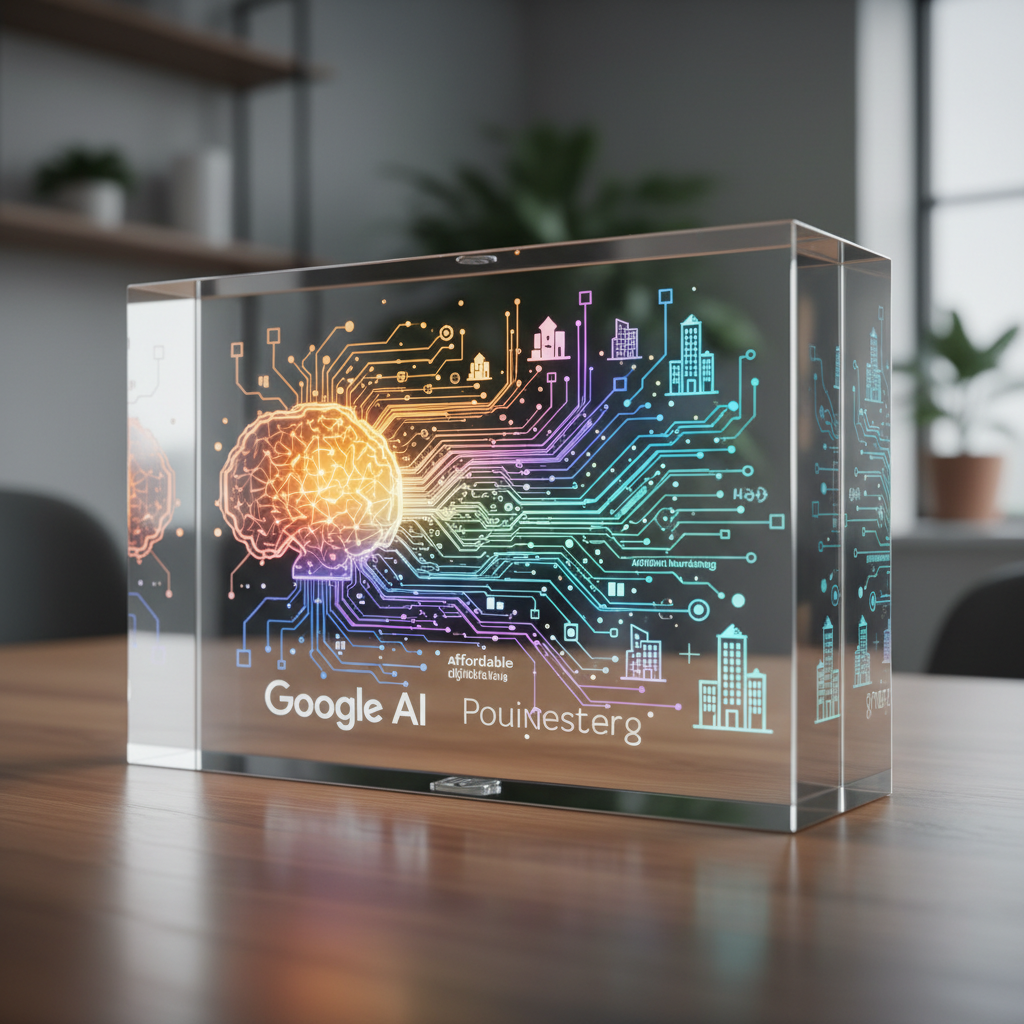 A laptop showing the innovAIt Media dashboard for AI-automated content, a key part of how Google AI can automate affordable digital marketing for businesses.