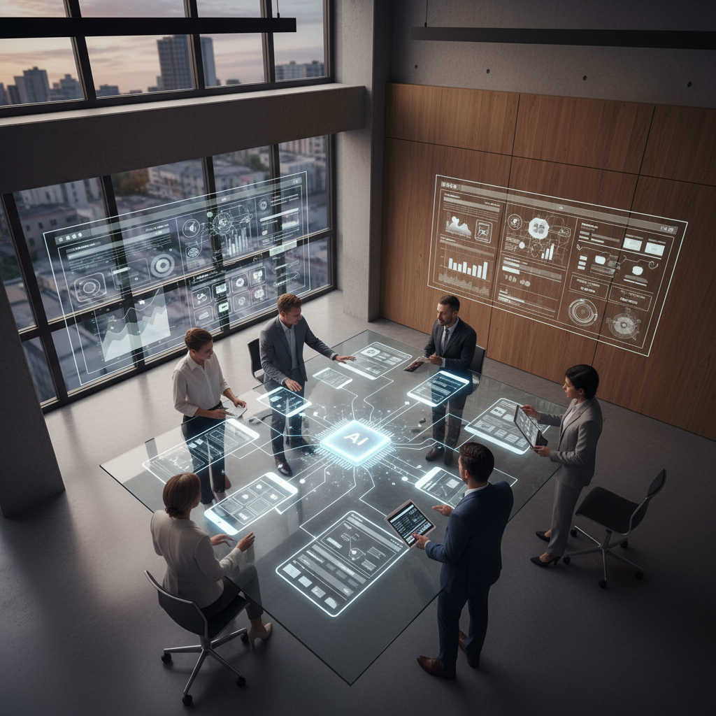 A flowchart showing how AI can automate parts of website creation.