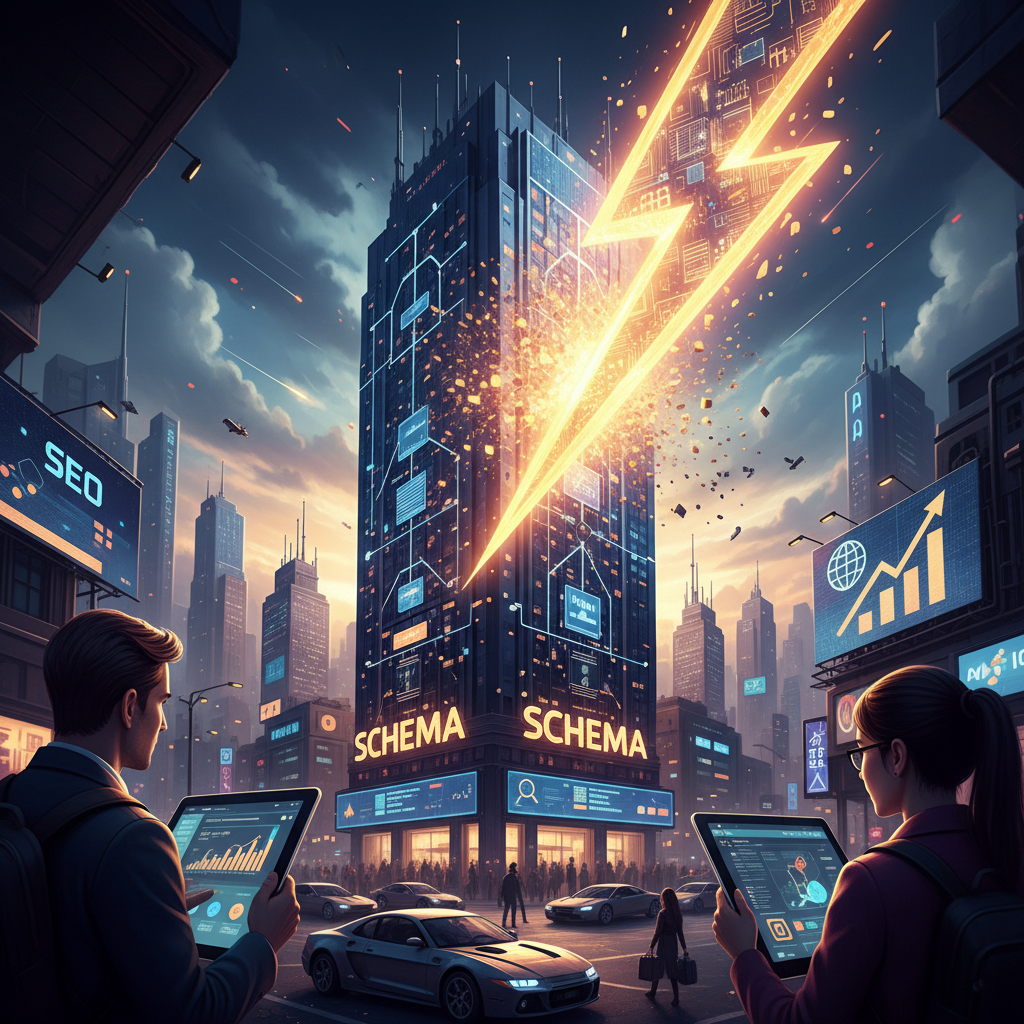 Can schema markup improve SEO for a digital marketing agency?