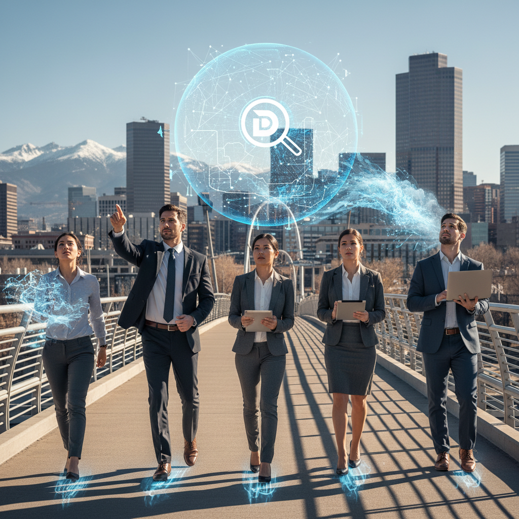 A business owner in Denver CO successfully getting found on AI search via a smartphone.