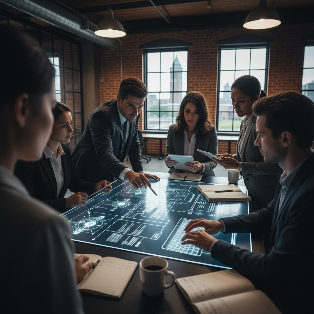 Map showing local SEO rankings in Rochester, New York.