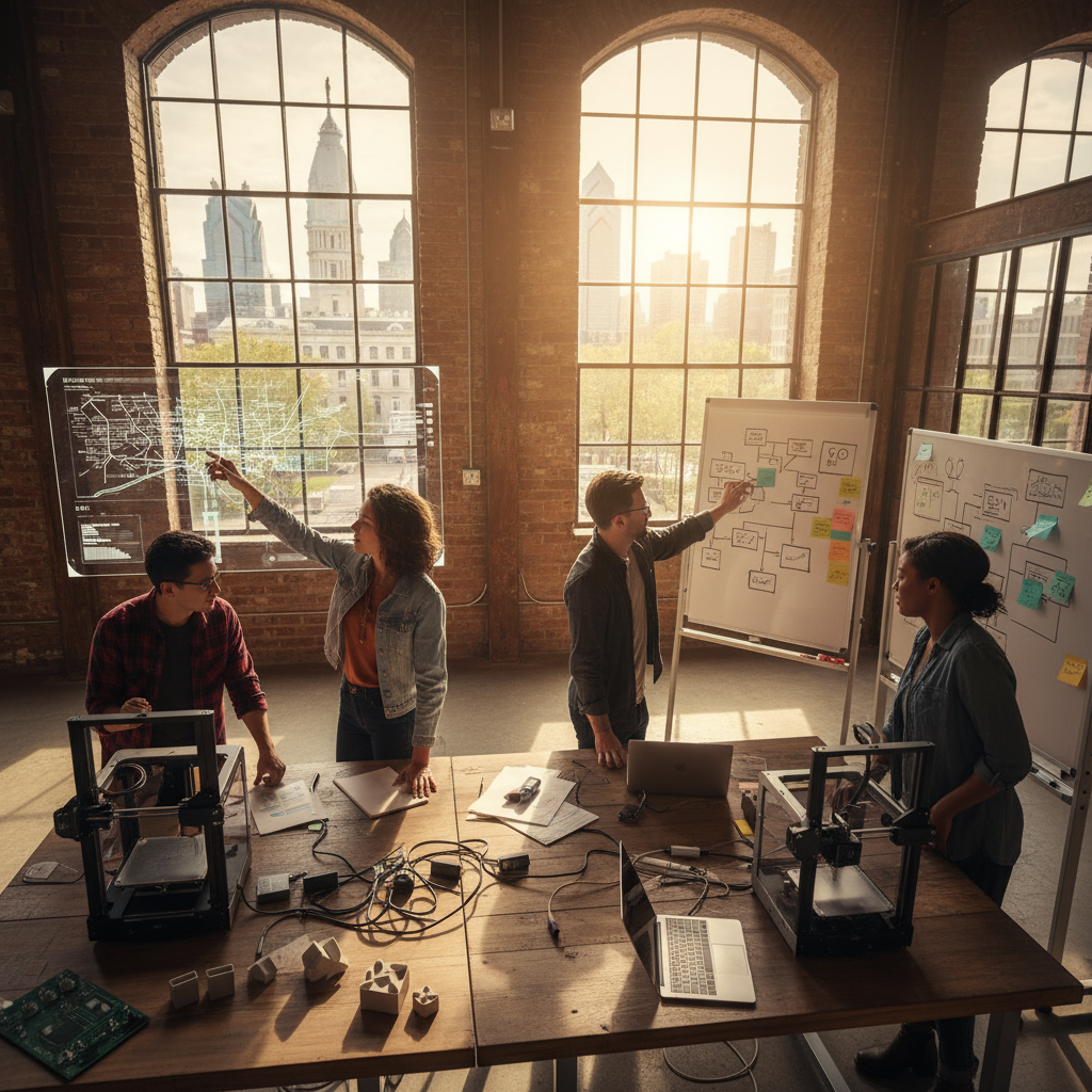 Two professionals discussing SEO strategy on a whiteboard. A perfect example of choosing an SEO agency.