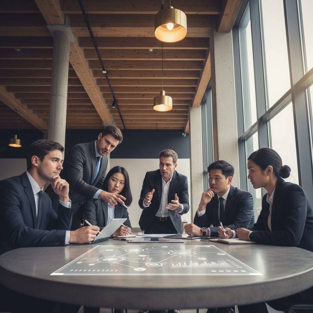 Close-up of AI-generated content on a laptop screen, tailored for local SEO for contractors.