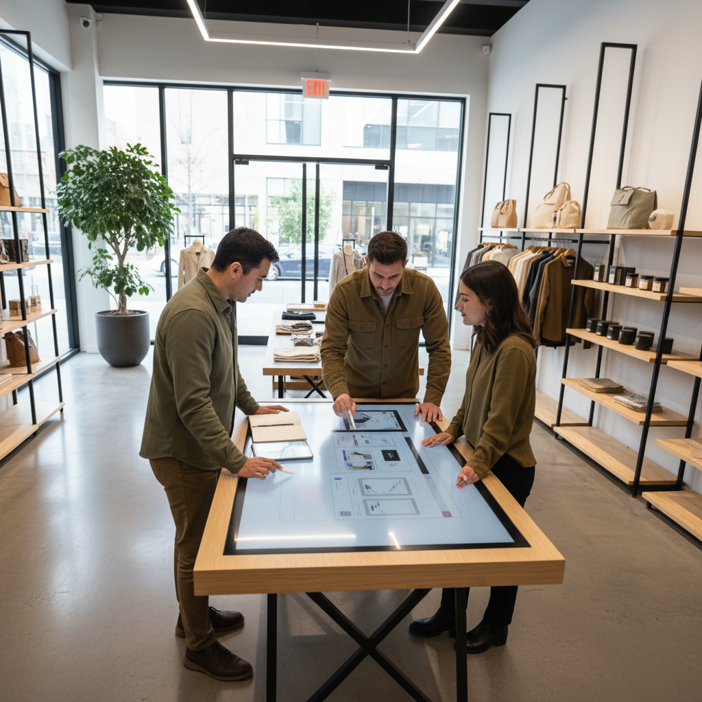 A wireframe showing a conversion-focused website layout.