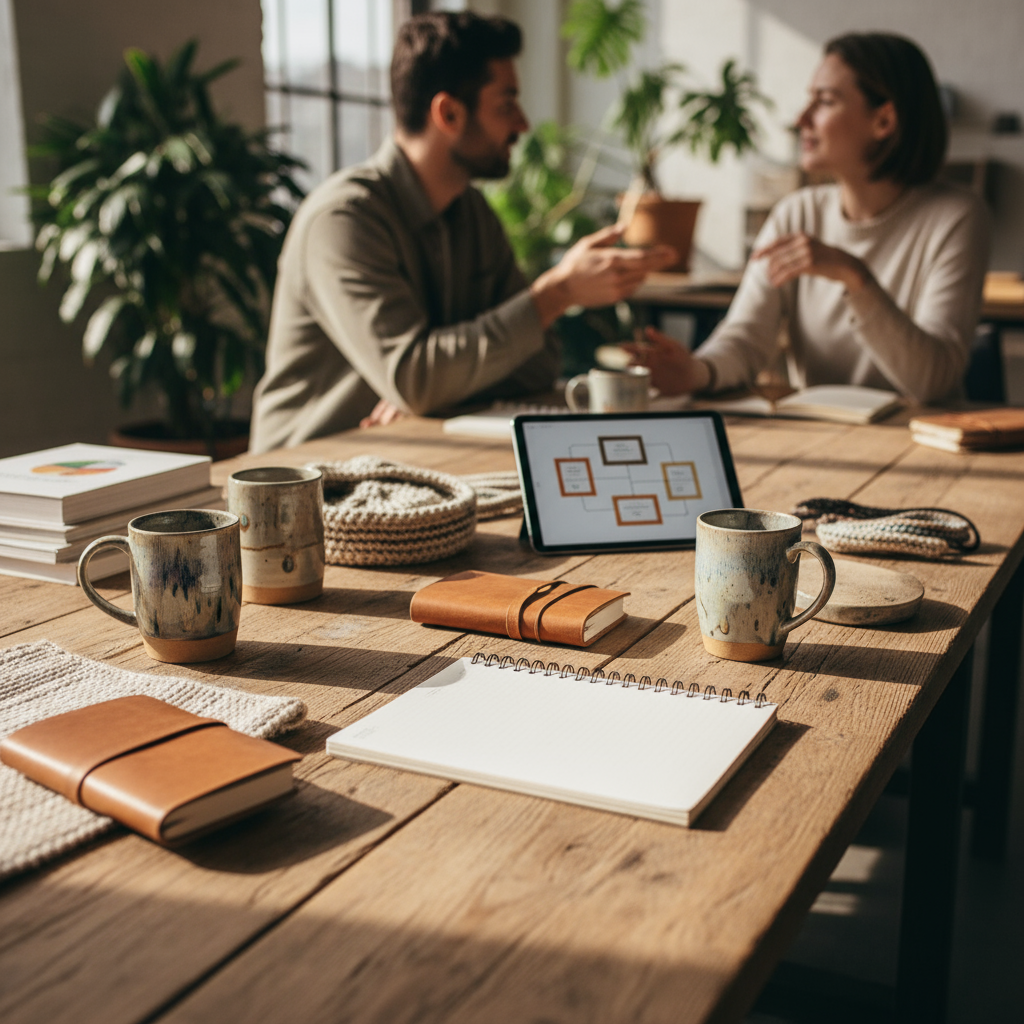 Illustration of an AI engine generating content for a website, a modern solution for any business.