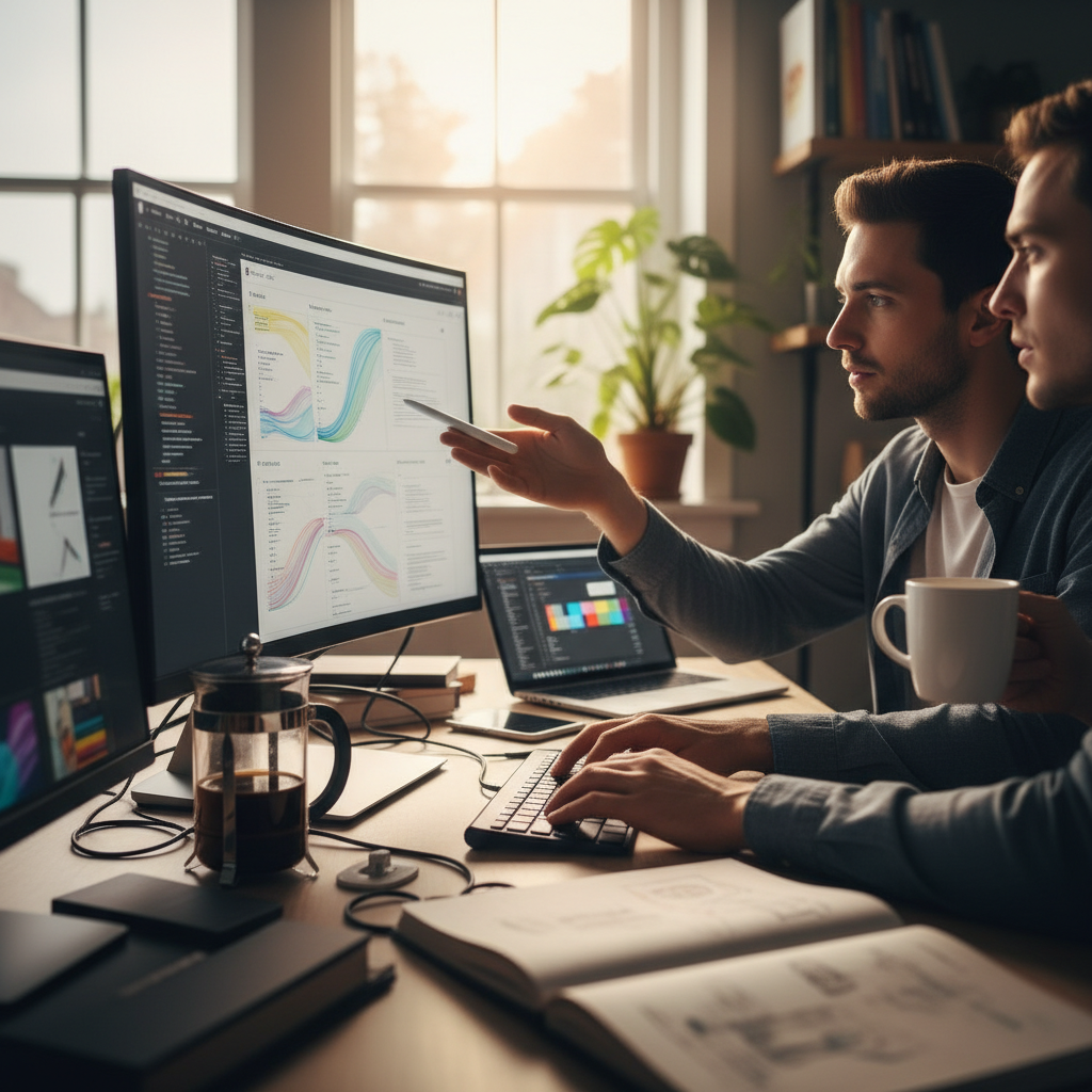 A marketing funnel illustrating how consistent habits attract clients for a top-performing web design agency.