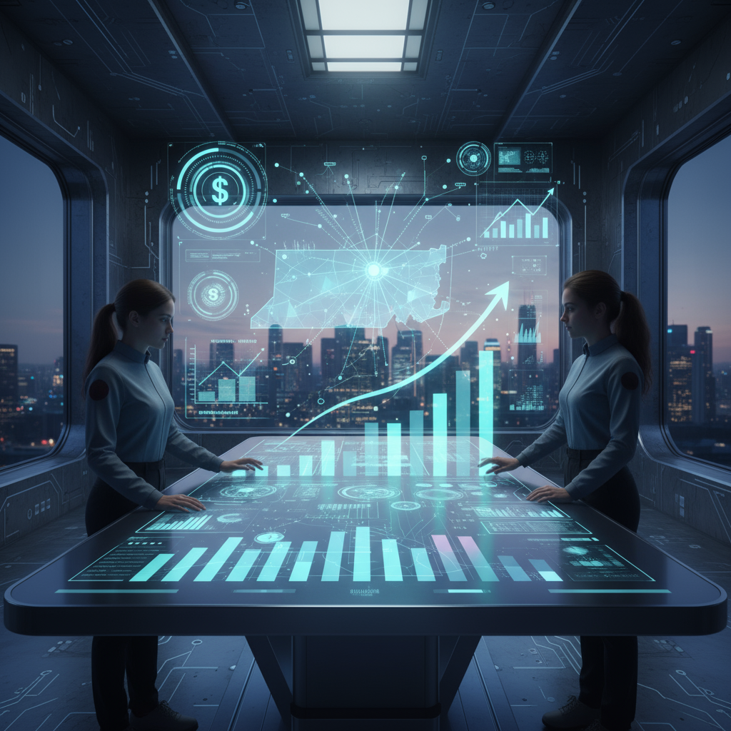 A business owner in Rochester, NY analyzing SEO results on a laptop, demonstrating the process of choosing quality SEO services.