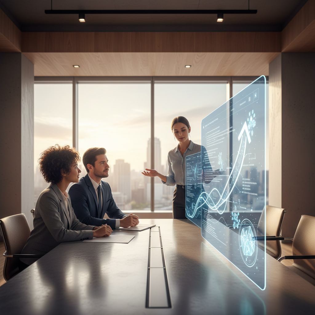 A digital strategist analyzing how to optimize a custom web design for SEO on a computer screen.