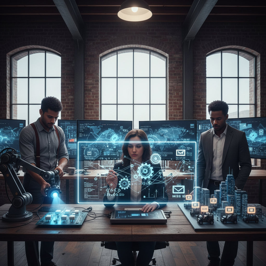 A checklist showing goals for how to optimize AI automation for small business websites.