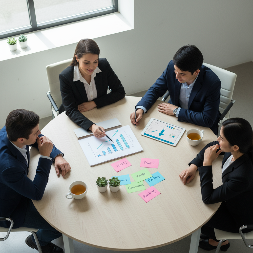 A person writing targeted local content, a key part of affordable SEO strategies.