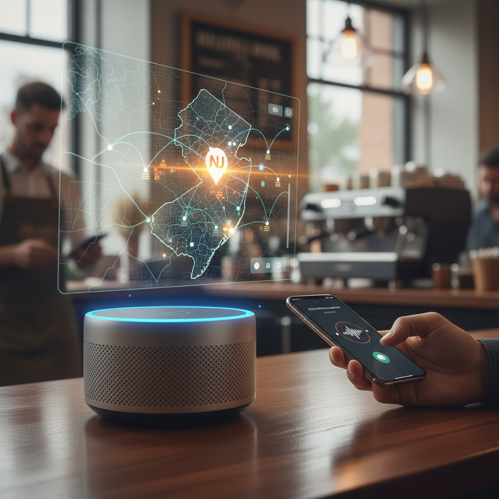 how to improve voice search AI optimization for local businesses in New Jersey