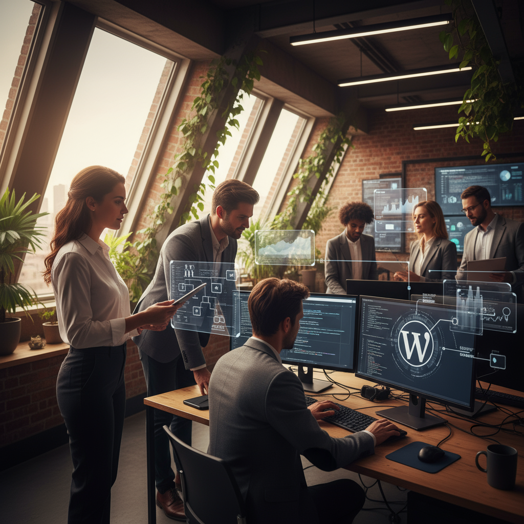 A flowchart illustrating different methods for automating content creation on WordPress.