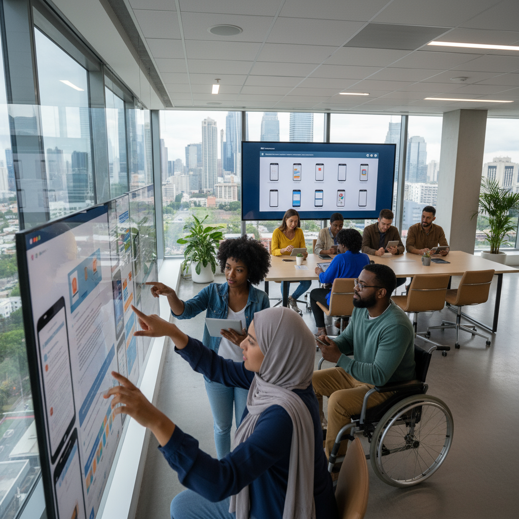 Mobile-First Web Design Best Practices - Smartphone showing a beautifully designed responsive website