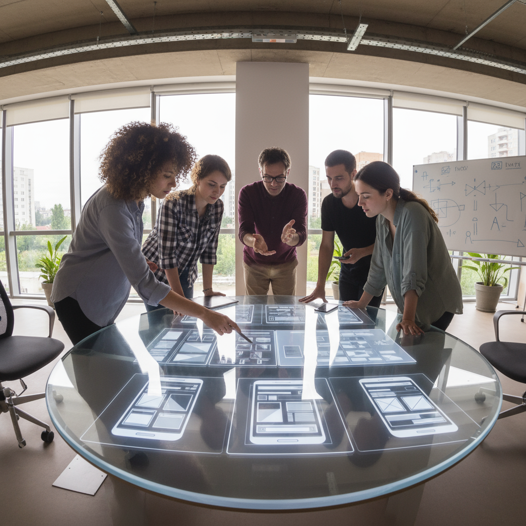 Mobile-First Web Design Best Practices - Finger tapping a perfectly sized call-to-action button on a smartphone