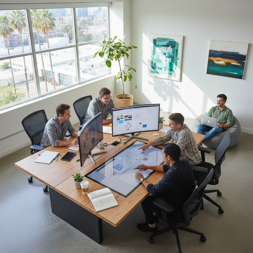professional web design Los Angeles CA - Digital analytics dashboard showing improved local SEO for a business in Los Angeles, CA
