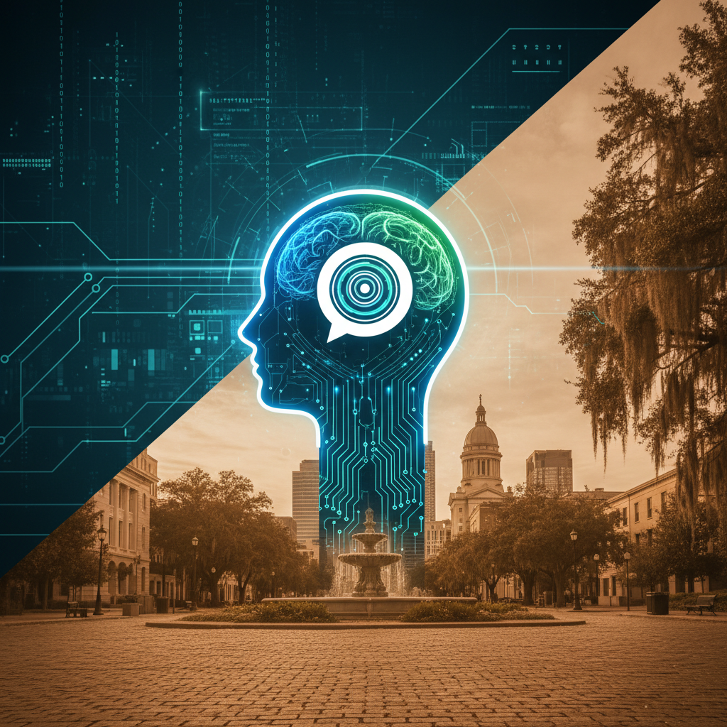 Examples showing how to set up an AI chatbot for your Savannah GA business