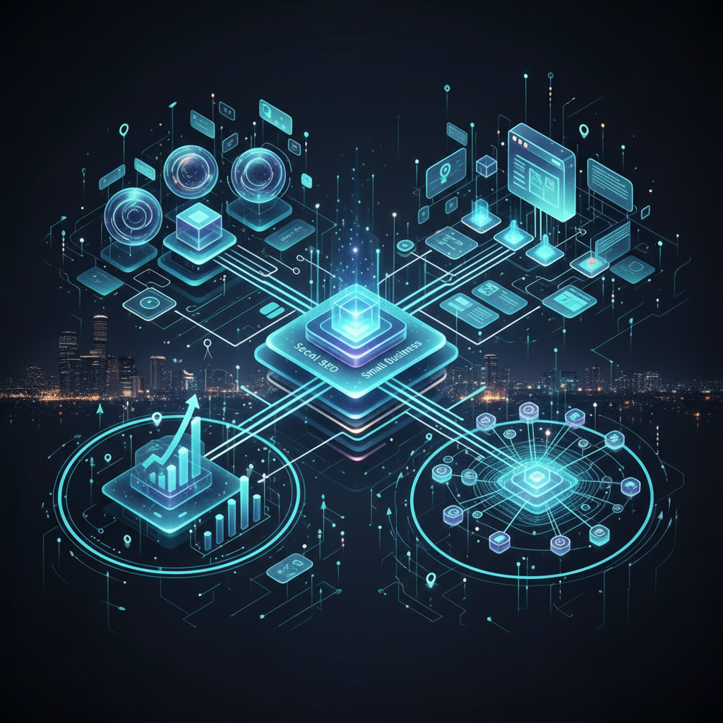 A business owner in Seattle working on their laptop, considering their SEO strategy.