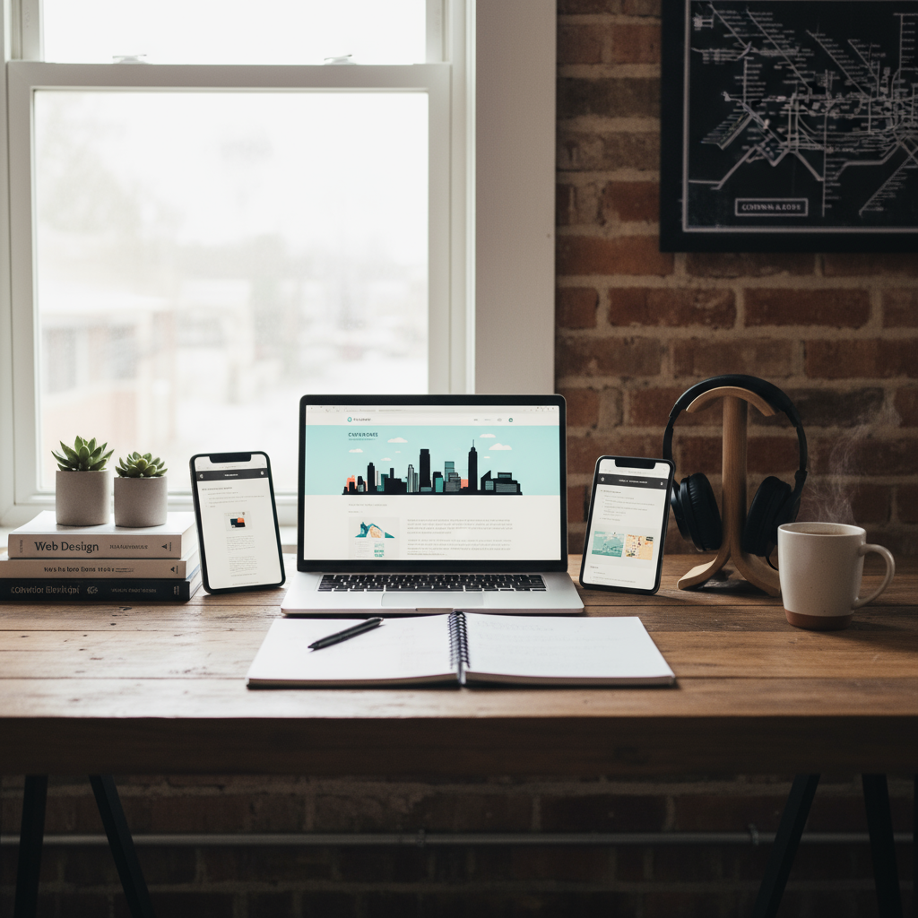 A custom website design for a Cincinnati business.