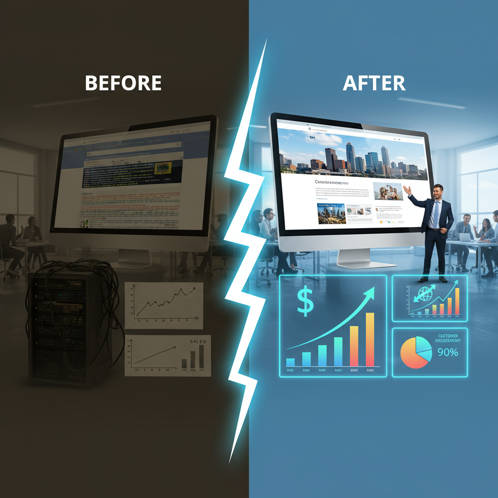 Expert update my old website Cincinnati solutions