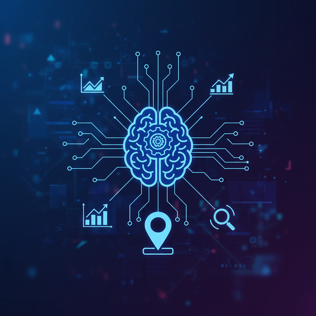 Graphic asking the question, "Can semantic authority improve my business's visibility in AI search locally?"