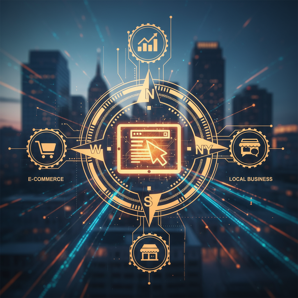 A Rochester, NY small business owner using a professional website builder for small businesses rochester ny.