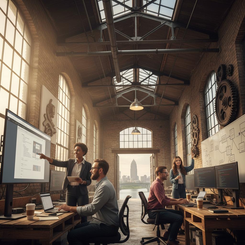 A chart showing positive business growth, one of the outcomes of learning what are the best ways to hire a skilled WordPress developer in Cleveland, Ohio.